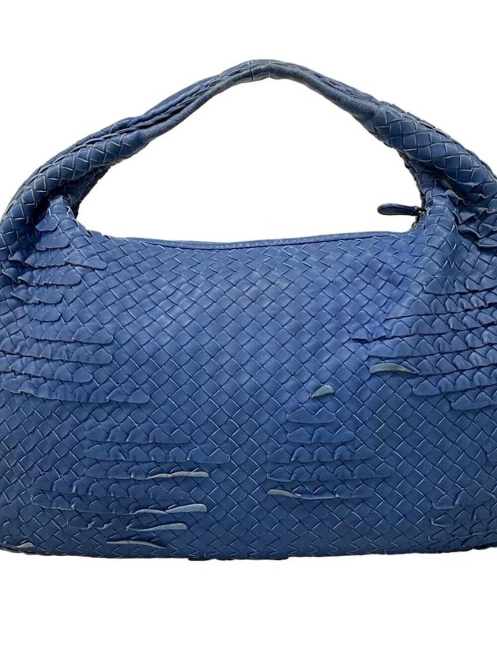 BOTTEGA VENETA Intrecciato Blue Leather B********* Handbag - Picture 2 of 15